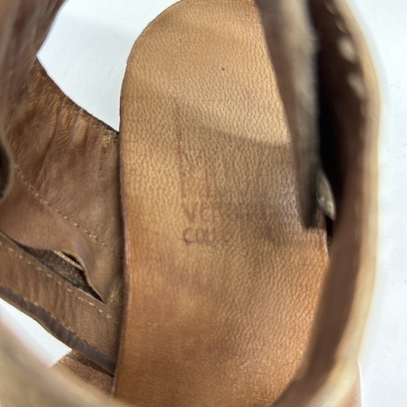 Miz Mooz Tan Leather Sandal Size 38 MCS6594K - Picture 6 of 6